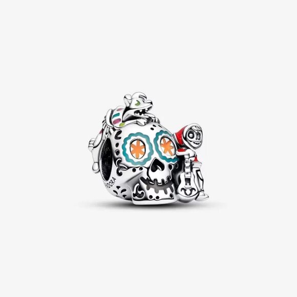 Pandora Pixar Coco Miguel & Dante Skull Glow-in-the-dark Charm - Picture 1 of 5